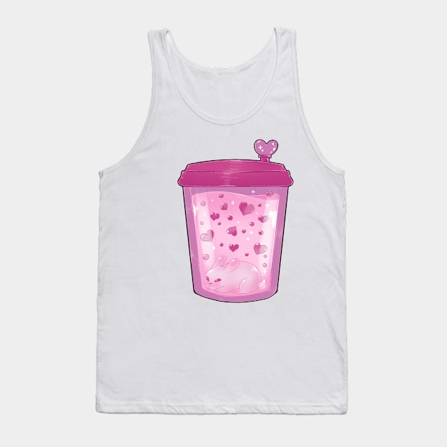 Cute love boba tea bunny Tank Top by Itsacuteart